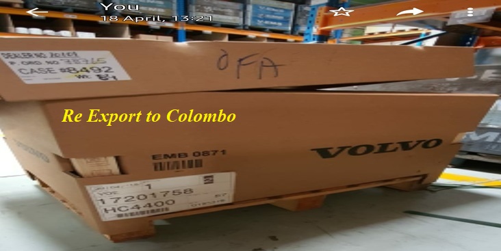 Re Export to Colombo